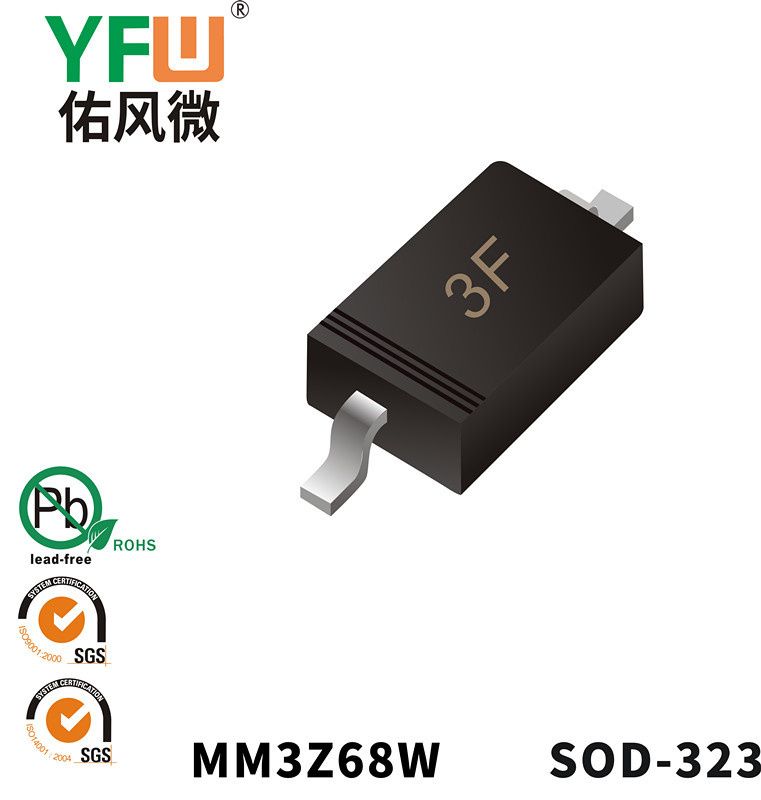 MM3Z68W SOD-323穩(wěn)壓二極管 YFW佑風微原廠